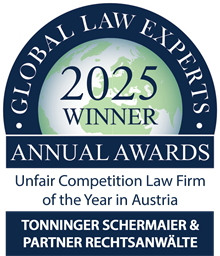 Tonninger Schermaier & Partner Rechtsanwälte — Unfair Competition Law Firm of the Year 2025, Global Law Experts Annual Awards